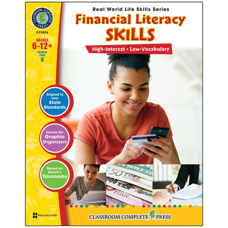 CLASSROOM COMPLETE PRESS Read World Life Skills - Financial Literacy Skills CC5816